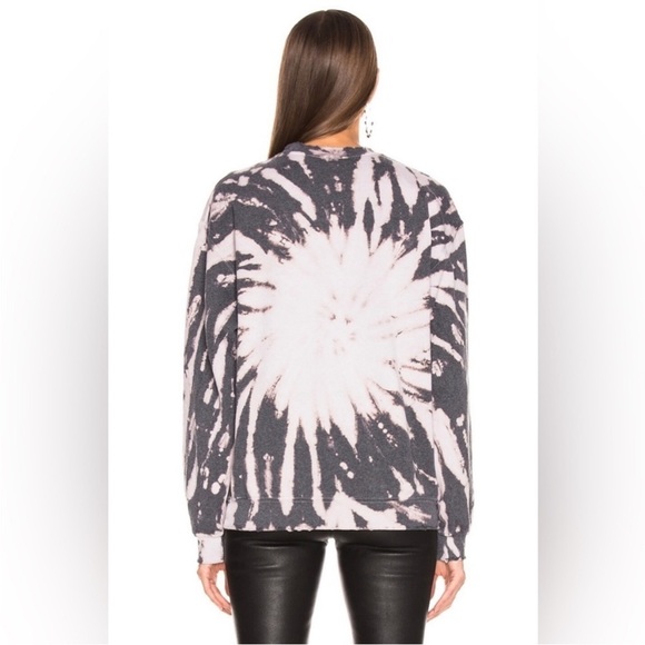 Madeworn Rolling Stones Voodoo Long Sleeve Distressed Tie Dye Sweatshirt EUC S - Picture 3 of 12